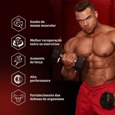 Imagem de Creatina Hardcore Integralmédica Com Sabor 350g Morango