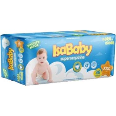 Imagem de Fralda Descartável Super Sequinha Isababy Mega Tamanho XXG +15Kg com 3