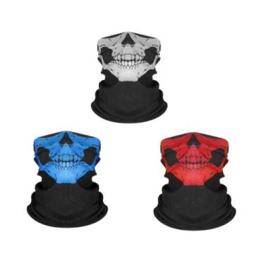 Imagem de Máscara De Ciclismo Masculina Com Tema De Natal, Meia Balaclava Com Es