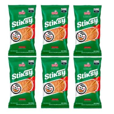 Imagem de Kit 25 Salgadinhos Elma Chips Stiksy 30g Palitinho Trigo, 25 unidades