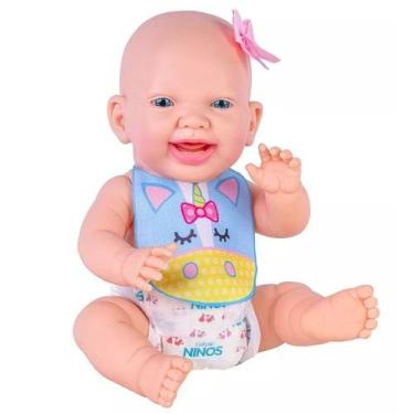 Imagem de Boneca Love Born Happy c/ Babador - Cotiplás