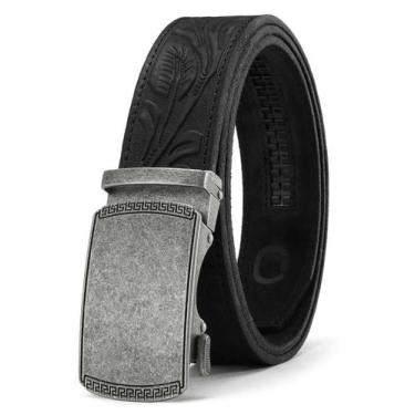 Imagem de Cinto com catraca de couro Belt CHAOREN para homens - ajuste personali