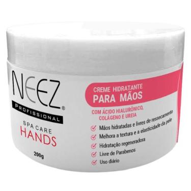 Imagem de Creme Hidratante Mãos Neez Profissional Ácido Hialurônico Colágeno Sem