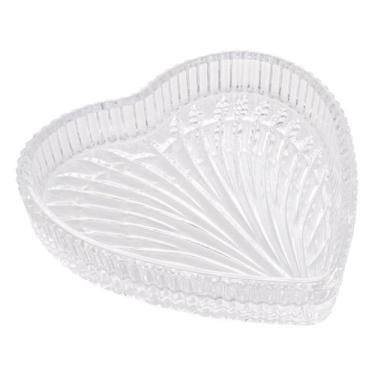 Imagem de Petisqueira de cristal heart transparente - Babilonia