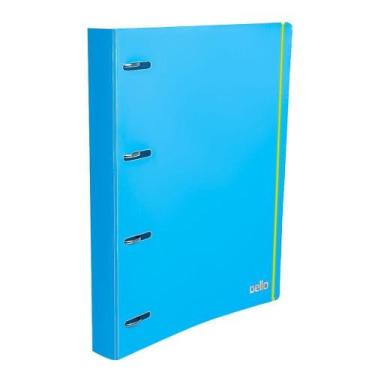 Imagem de Fichario Caderno Argolado PP Full Color Azul Dello