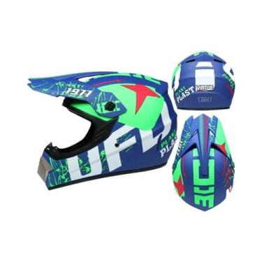 Imagem de Capacete Infantil para Motocross e Downhill - 3 Bicicletas Off-Road, B