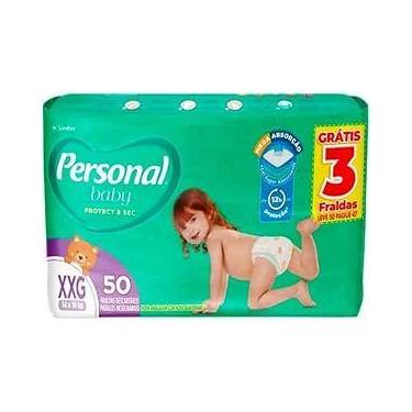 Imagem de Fralda Infantil Personal baby XXG com 50 unidades