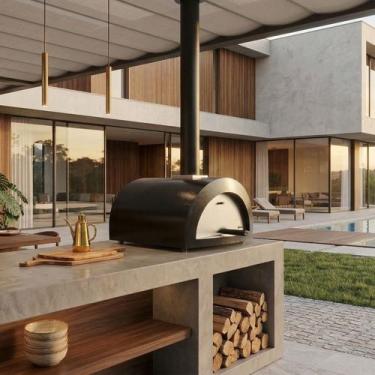 Imagem de Forno Para Pizza P - À Gás - MF International, Azul