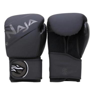 Imagem de Luva Boxe Muay Thai Kickboxing Sparring Treino Naja Extreme, Preto, 14