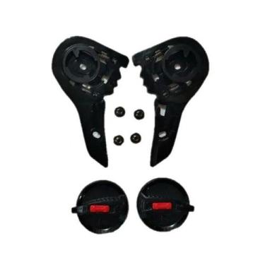 Imagem de Kit Reparo Fixação Viseira Capacete Helt Strada / LS2 FF358-FF396 Poli