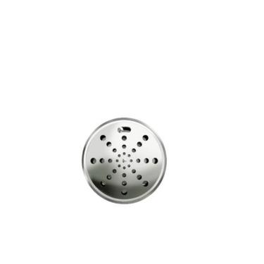 Imagem de Grelha para Drenagem Inox Redonda 100mm com Tubo Extensivo Duplo Branco Ajustável para Banheiro Cozinha e Área Externa