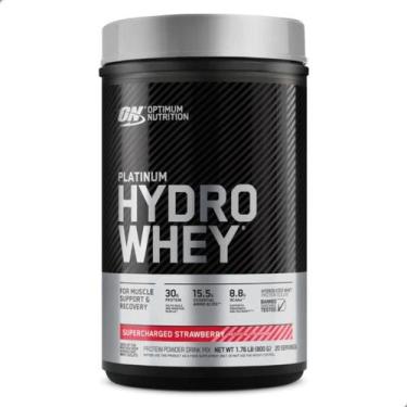 Imagem de Whey Protein Platinum Hydro 800g 1,76 LBS Optimum Nutrition, Morango