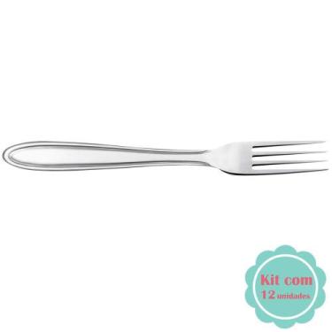 Imagem de Conjunto de 12 Garfos de Sobremesa Classic Inox Class Home