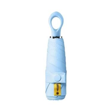 Imagem de Guarda-chuva Compacto Mini Feminino UPF 50+ Portátil Com Proteção UV P