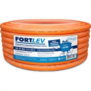 Imagem de Conduite Corrugado Laranja Fortlev 1 Rl25