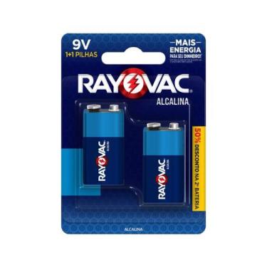 Imagem de Bateria Alcalina 9v Rayovac Cartela Com 02 Unidades F108