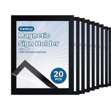 Imagem de Porta-Retratos Magnético Vankcp 22x28 cm PVC 20 Unidades