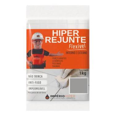 Imagem de Hiper Rejunte Flexível 1kg - IMPERIO HIPER, Cinza