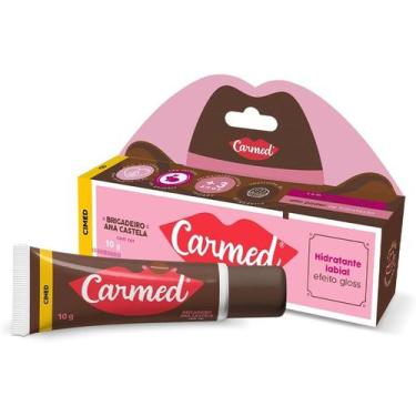 Imagem de Hidratante Labial Carmed Brigadeiro Ana Castela com Cor Efeito Gloss 1
