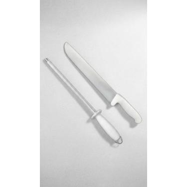 Imagem de Kit Faca e Chaira Profissional 12 Polegadas - Congratulations Store