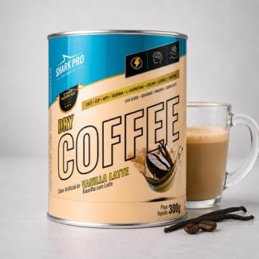 Imagem de Dry Coffee Energy Full Shark Pro Vanilla Latte 300g - Shark Pro Suplem