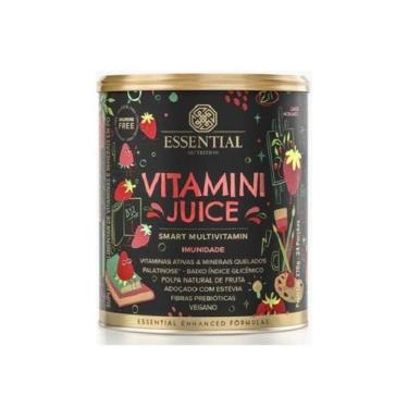 Imagem de Vitamini Juice Lata (280,8g/24Ds) - Sabor: Morango (276g) - Essential 
