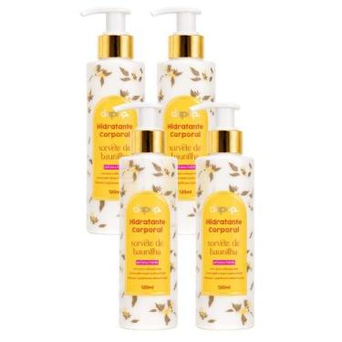 Imagem de Kit 4 Hidratante Corporal Sorvete de Baunilha Dapop 120ml