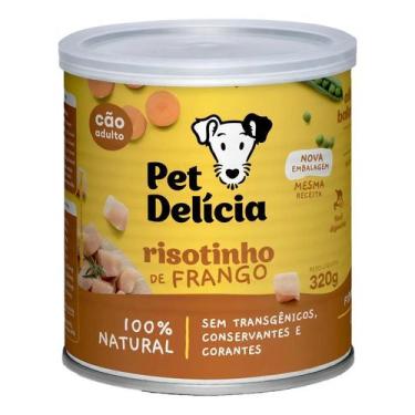 Imagem de Ração Úmida Natural Pet Delícia Risotinho De Frango Cães 320 - Congrat