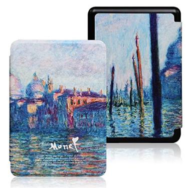 Imagem de CCOO Capa para todos os novos Kindle Basic 10ª geração lançado em 2019, capa de poliuretano premium com hibernar e despertar automáticos