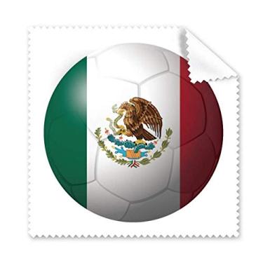 Imagem de Pano de limpeza de óculos com bandeira nacional do México para futebol americano 5 peças