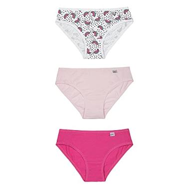 Imagem de Calcinhas modeladoras 51309-K, Delrio, meninas, Branco, Melancia e Pink, GG