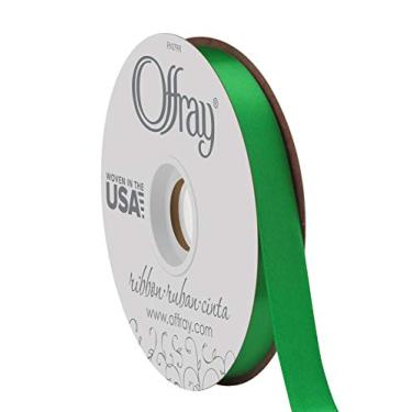 Imagem de Fita de cetim dupla face, 45 metros, esmeralda