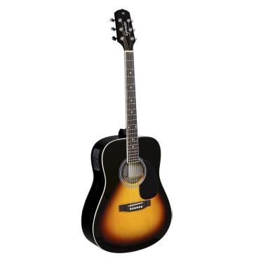 Imagem de Violao Folk Giannini Gd1 Eq Vsbs Vintage Sunburst Satin