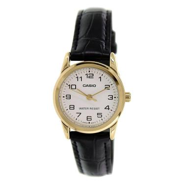 Imagem de Relógio Feminino Casio Ltp-V001Gl 7Bu Dourado Analógico