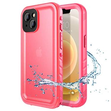 Imagem de para capa impermeável para iphone 14 13 12 11 pro max plus se3 totalmente selado mergulho natação esporte capa à prova de choque à prova de água, rosa, para iphone 11 pro