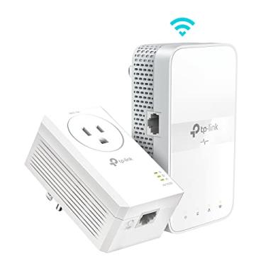 Imagem de TP-Link Extensor Wi-Fi Powerline (TL-WPA7617KIT) - Adaptador Ethernet Powerline AV1000 com Wi-Fi de banda dupla AC1200, porta Gigabit, Passthrough, OneMesh, Ethernet Over Power, Plug & Play, branco