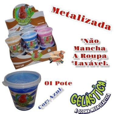 Imagem de Slime Amoeba Geleca Geleinha Gelastica 01 Pote - Luccas Neto - Brilha