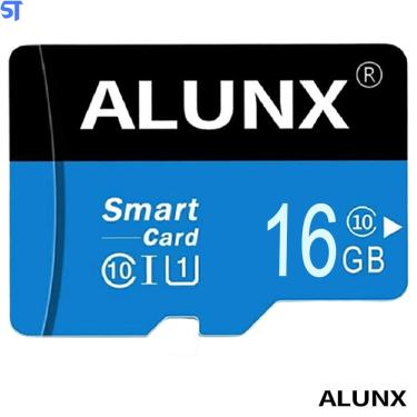 Imagem de Cartão Micro sd Alunx 16Gb 25MB/s De Leitura