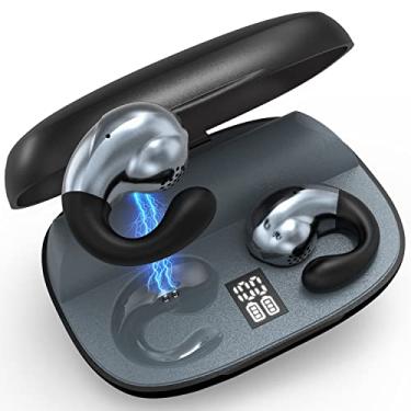 Imagem de Wicool Fones de ouvido abertos, fones de ouvido esportivos, fones de ouvido esportivos, fones de ouvido abertos, fones de ouvido sem fio mini para dirigir ciclismo, fones de ouvido