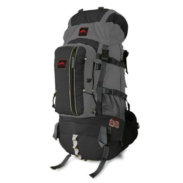 Imagem de 0068 - Mochila cargueira Crampon 68 - Cinza com Preto