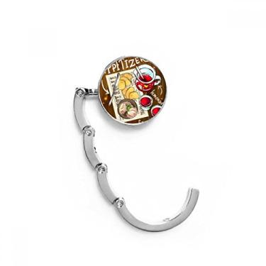 Imagem de Aperitivo Lemonade Bife França Gancho de Mesa com Fecho Decorativo Dobrável Gancho