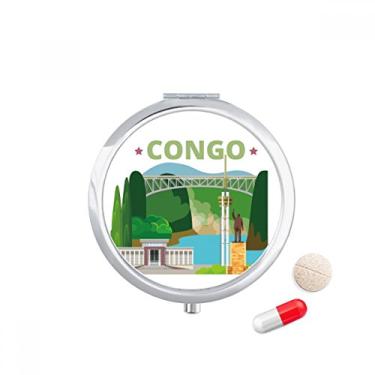 Imagem de Caixa de comprimidos do Congo para construção de estátua da cidade, caixa de armazenamento de remédios