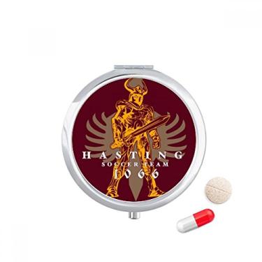 Imagem de Middle Age – Caixa de comprimidos de sabre e guerreiro – Caixa de armazenamento de medicamentos