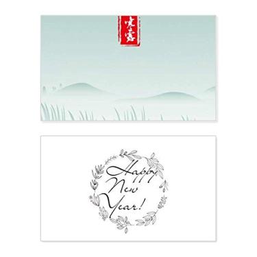 Imagem de Cold Dew Twenty Four Solar Term Padrão Festival Ano Novo Cartão Bless Mensagem Presente