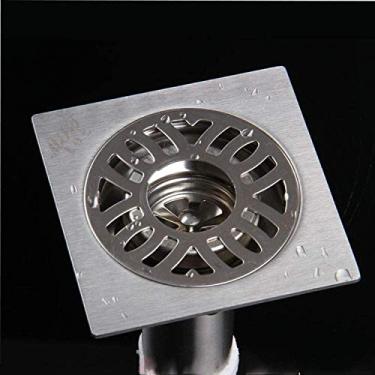 Imagem de Ralo de piso Ralo de resíduos Filtro Ralo de piso super grosso, Odor, antibloqueio, ralo de aço inoxidável, ralo de piso, máquina de lavar