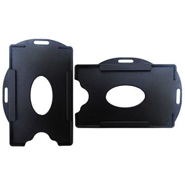 Imagem de Porta Crachá Preto Sólido Universal Marpax 100un