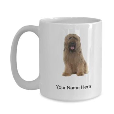 Imagem de Caneca personalizada Briard-in-studio – Caneca de café para amantes de Briard-in-studio Idea crianças meninos meninas amam – Caneca de café de 425 g