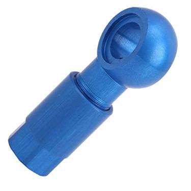 Imagem de Wosune Conector de cabeça oliva, conjunto de tubos de freio de bicicleta duráveis de 3 cores, liga de alumínio 5 g para SLX XT(azul)