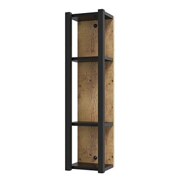 Imagem de Estante Suspensa 4 Prateleiras Munique Darabas Agardi Antiqua/preto