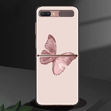 Imagem de Estojo rígido preto de luxo rosa ouro rosa brilhante para Samsung Z Flip 3 Z Flip 4 5G capa de telefone, Z6, para Z flip